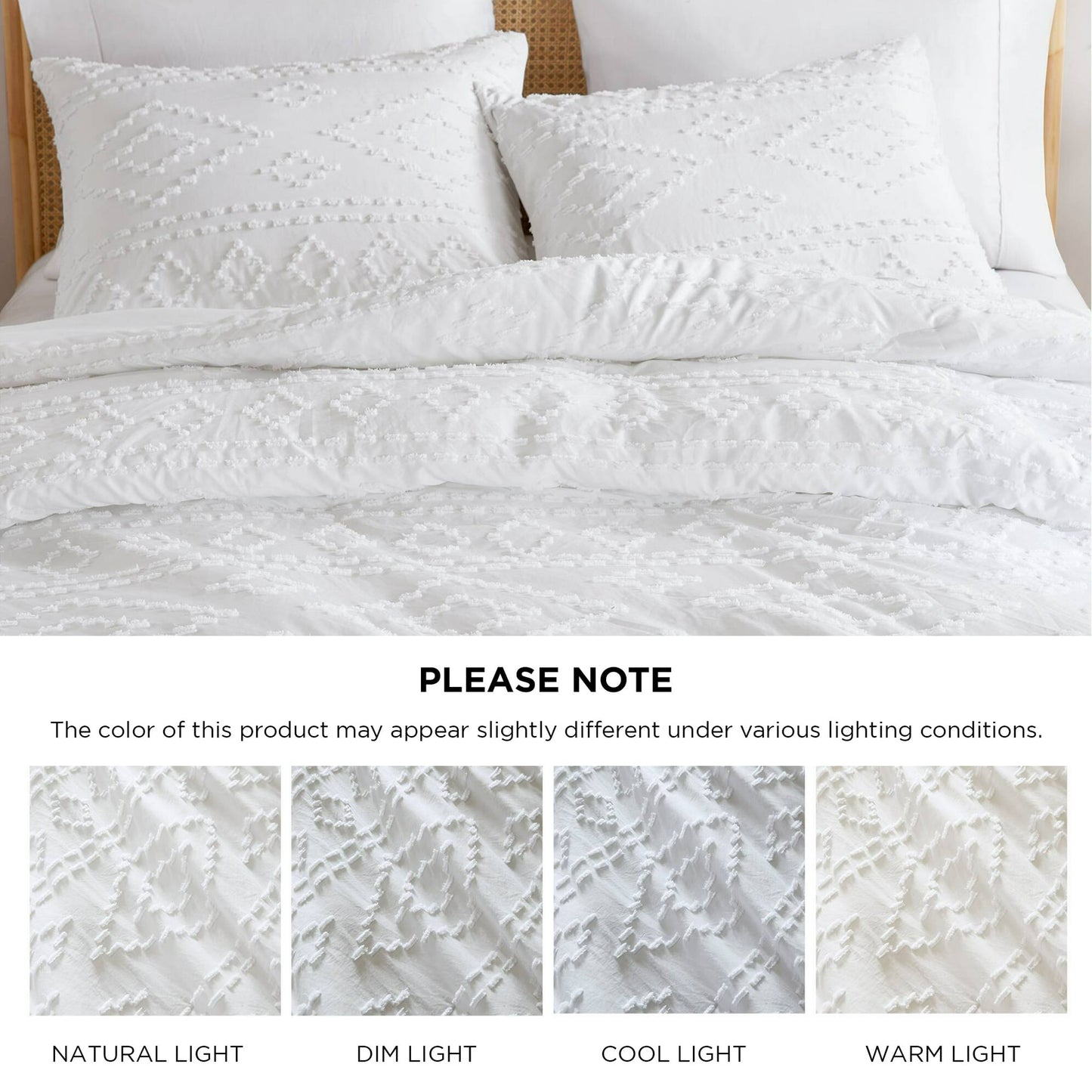 Boho Geometric Tufted Comforter Set