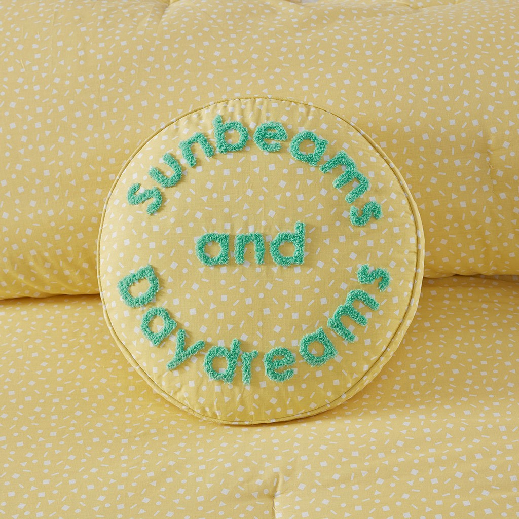 Rainbow Sunburst Reversible Cotton Comforter Set