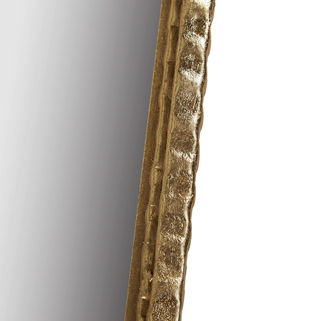 Gold Metal Arch Wall Mirror