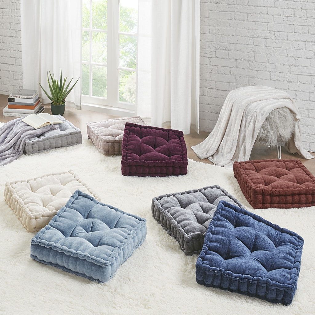 Tufted Floor Pillow, Meditation Seating Cushion