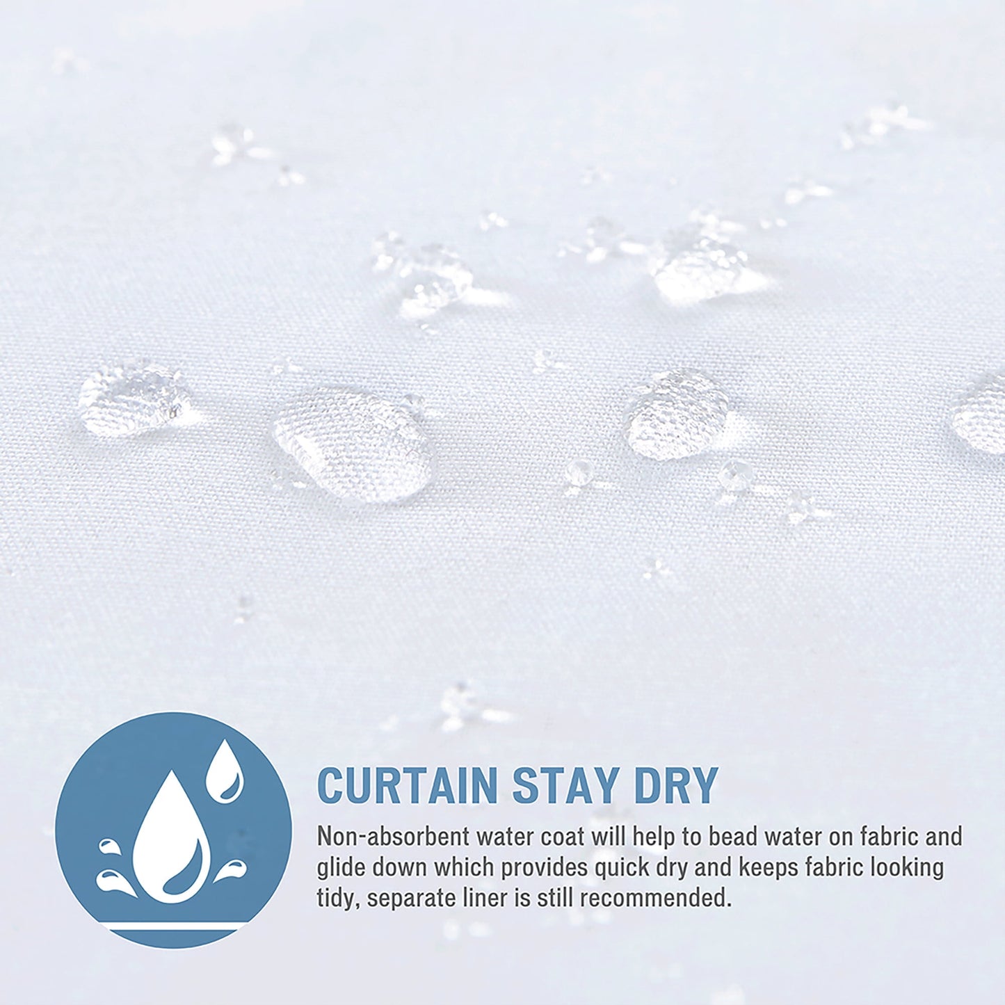 Grey Botanical Lightweight Waterproof Bathroom Shower Curtains, 72"x72"