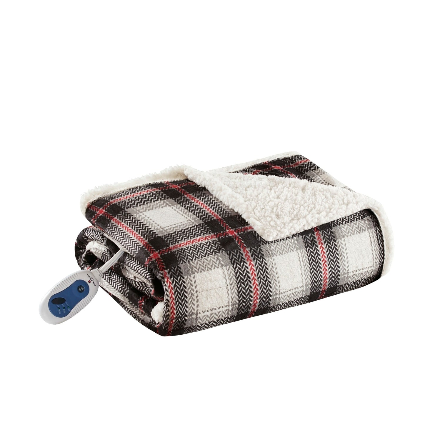 Oversized Heated Throw with Auto Shutoff, 60X70 Inches, Black