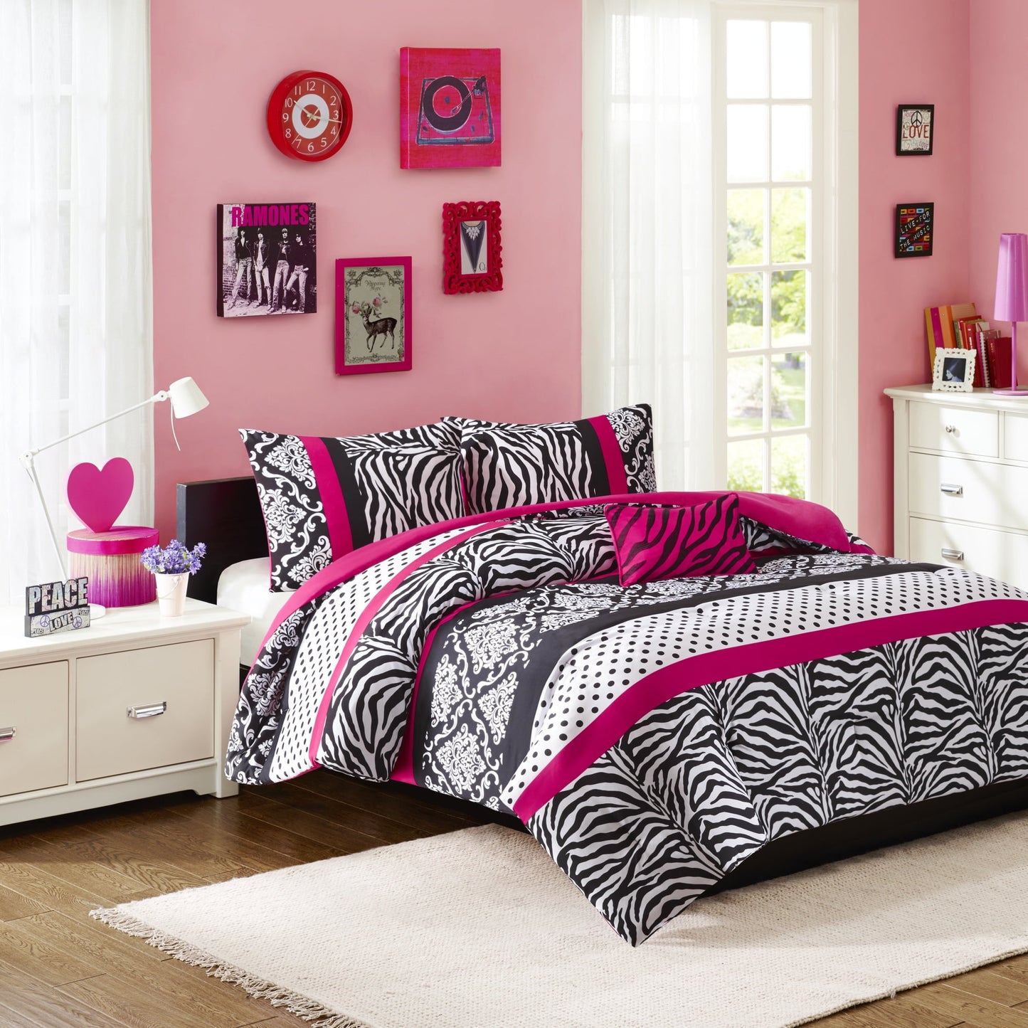 Dorm Bedding Sets with Decor Pillow