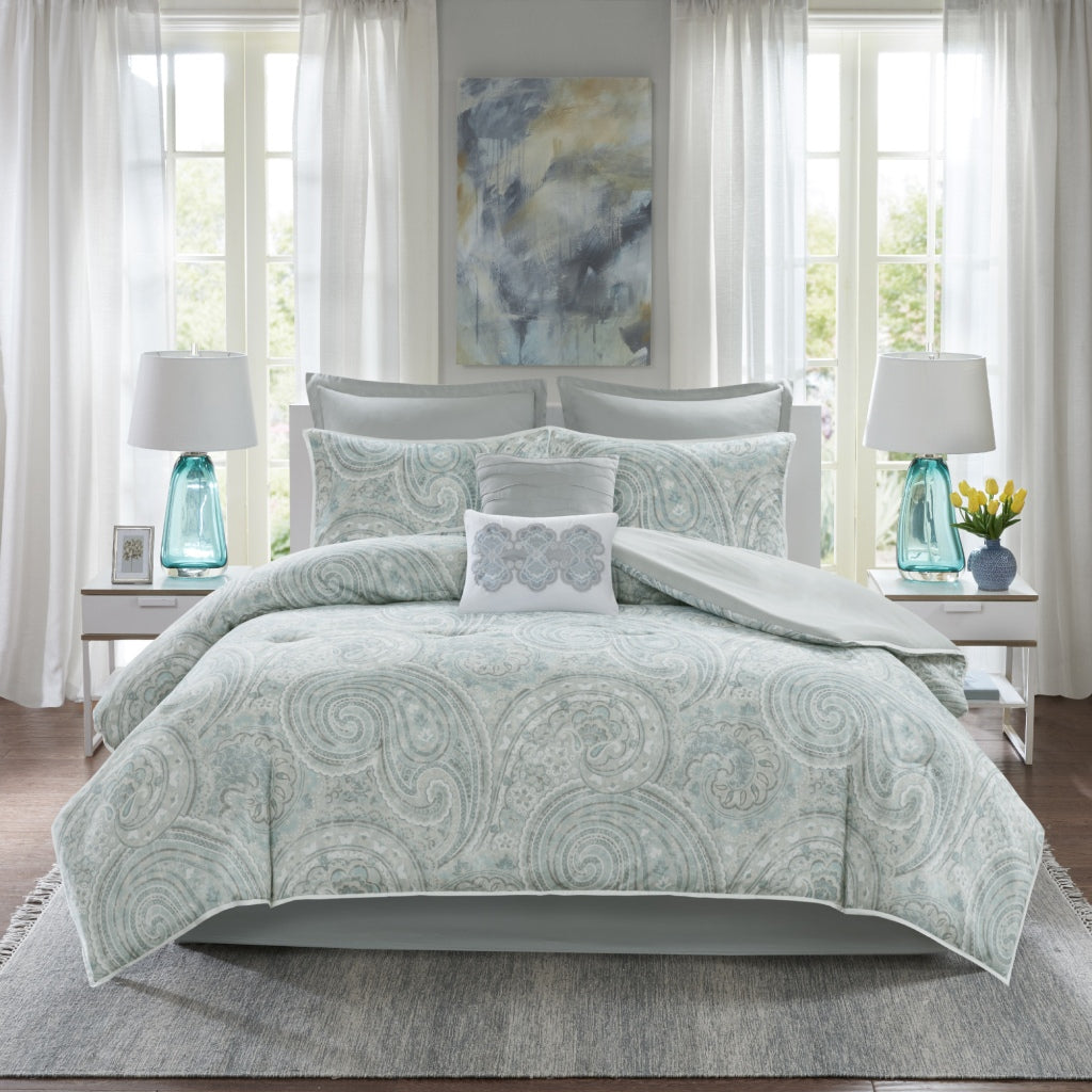 Paisley Printed Comforter Set