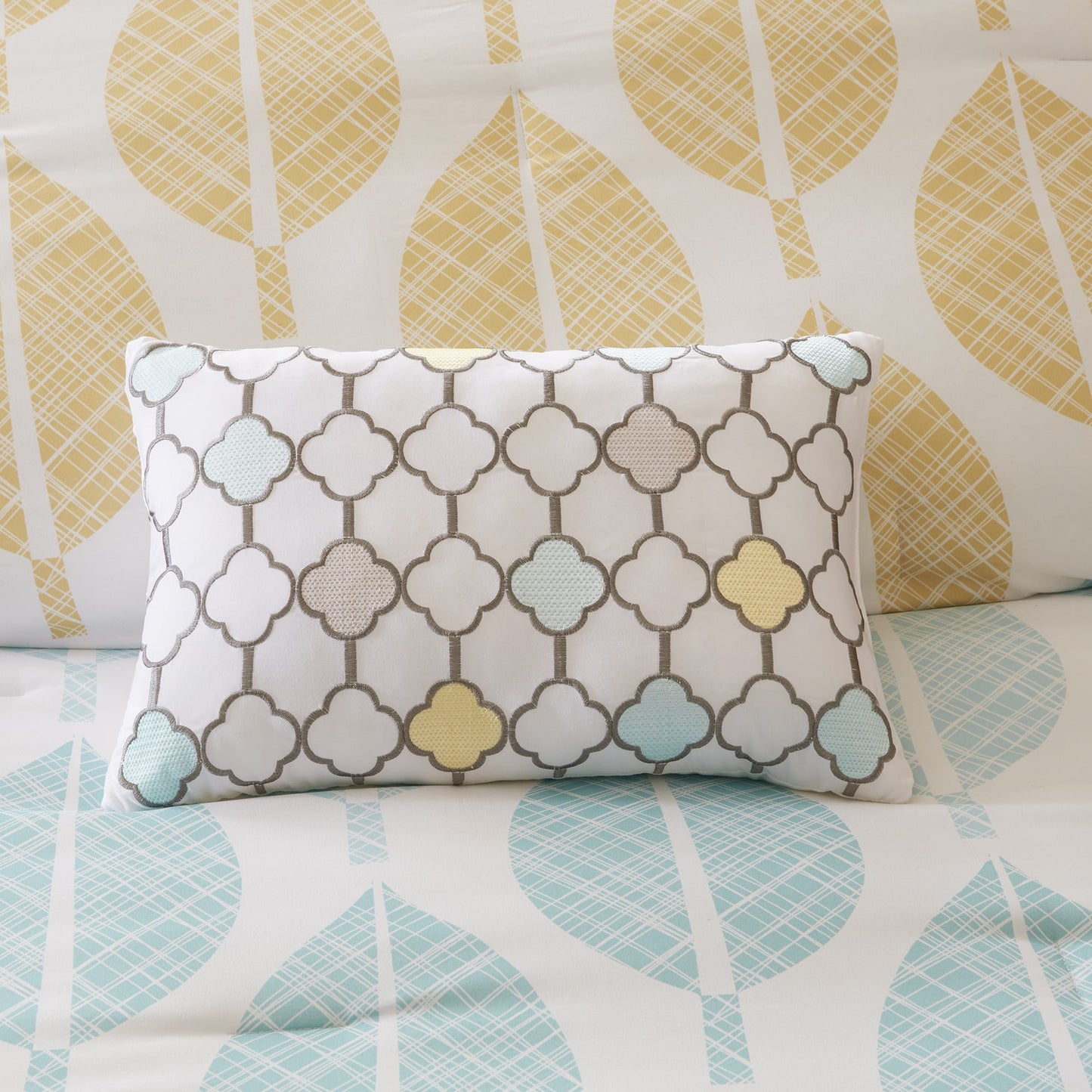 Botanical Printed Comforter Set with Cotton Sheet Set