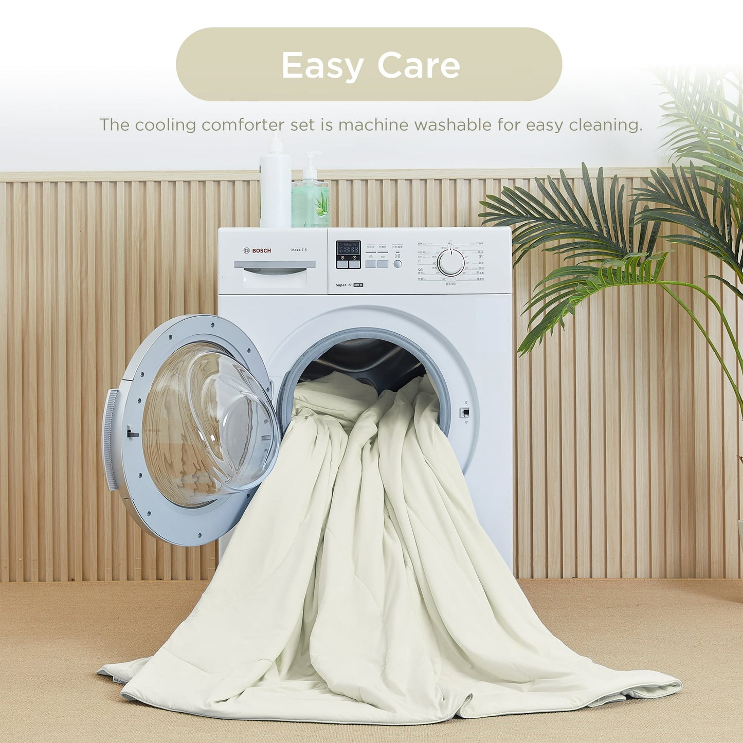 Cooling Comforter, Cooling Blanket for Hot Sleepers, Silky Smooth Summer Comforter