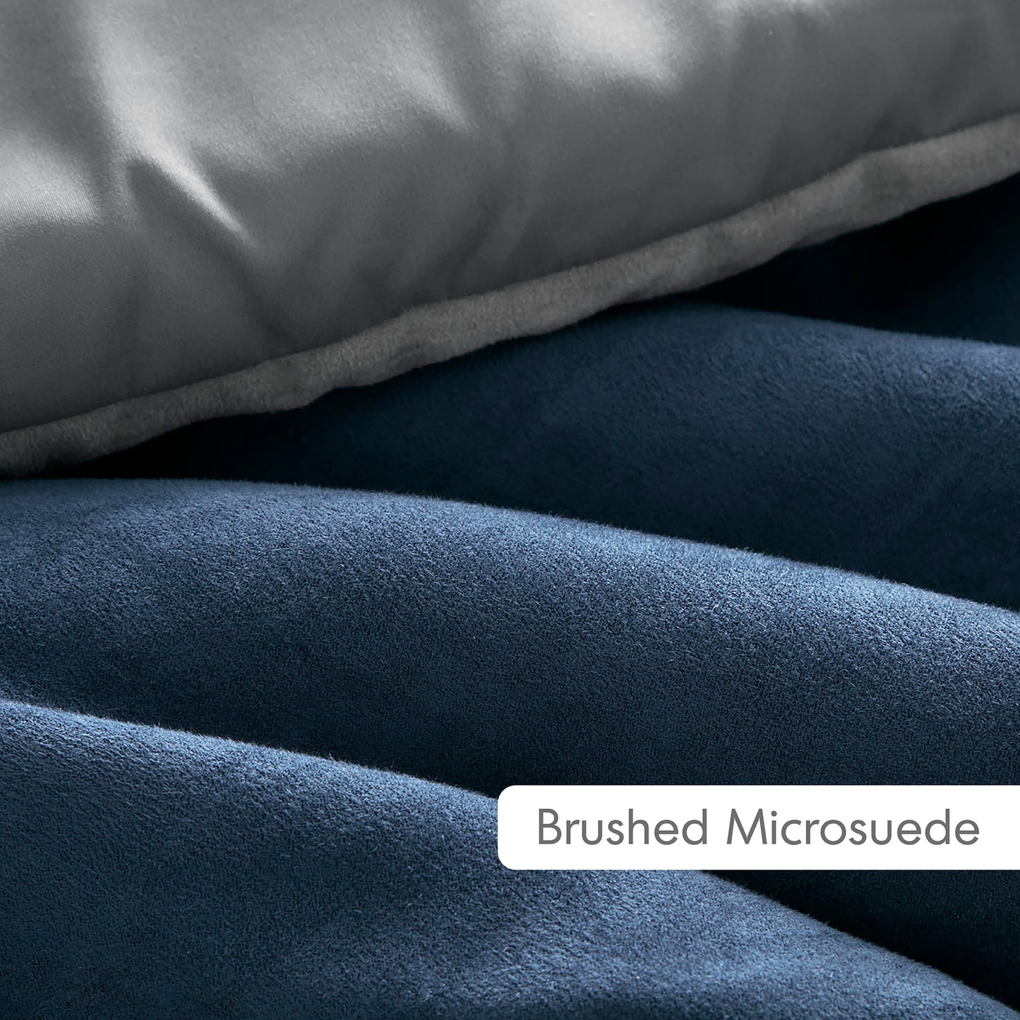 Faux Suede Comforter Set