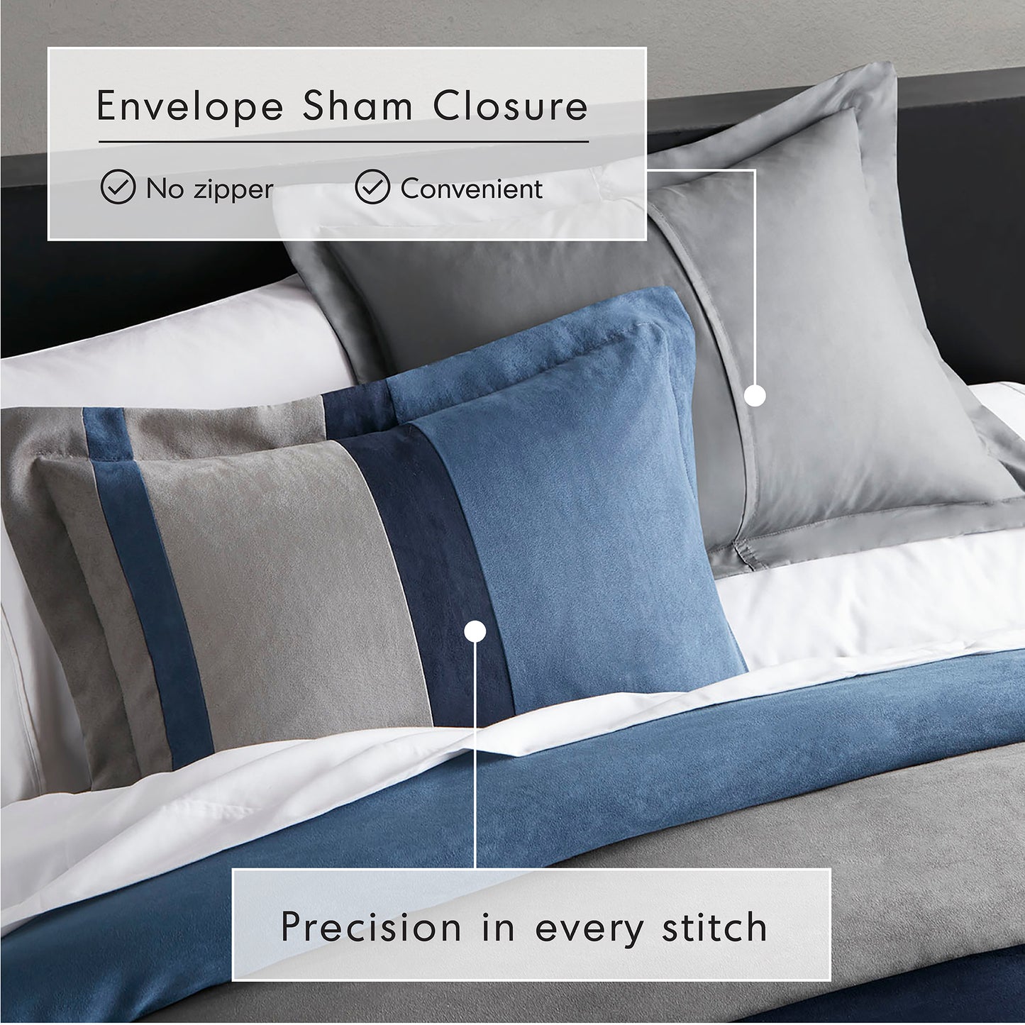Faux Suede Comforter Set