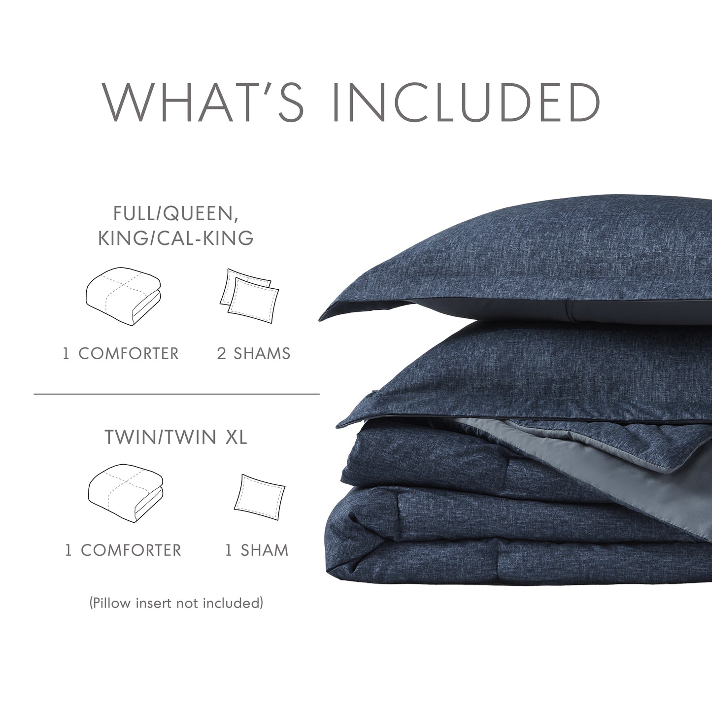 Extra Soft Reversible Comforter Sets with Pillow Shams