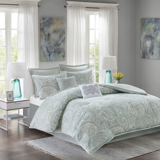 Paisley Printed Comforter Set