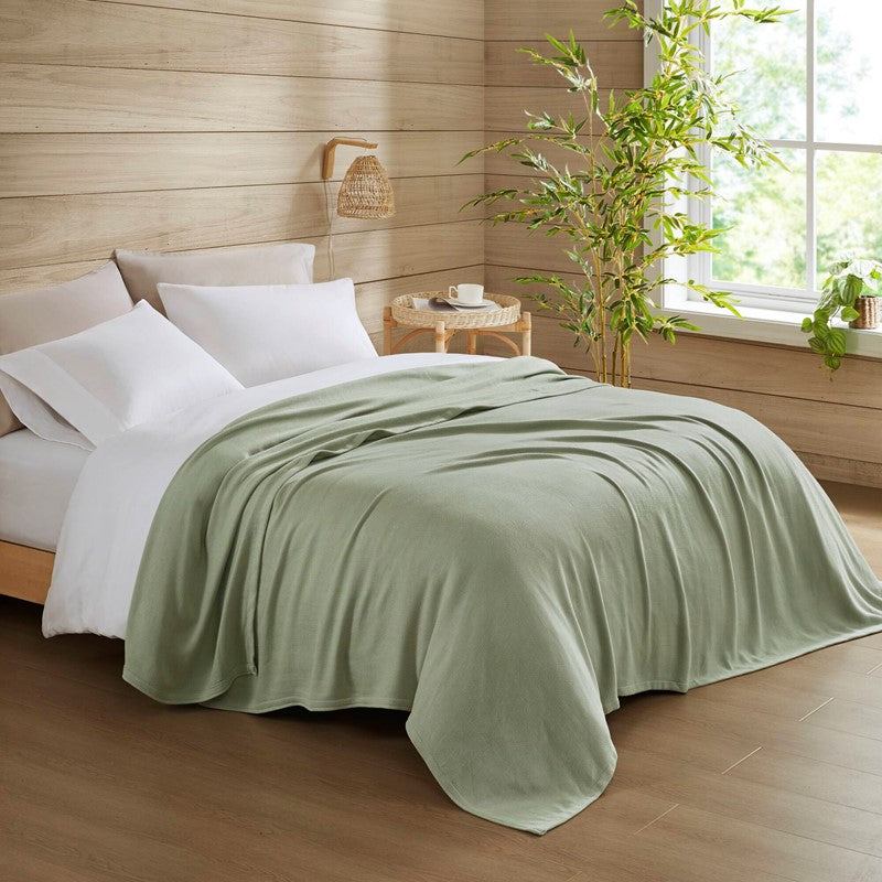 Rayon from Bamboo Diamond Jacquard Weave Cotton Blanket