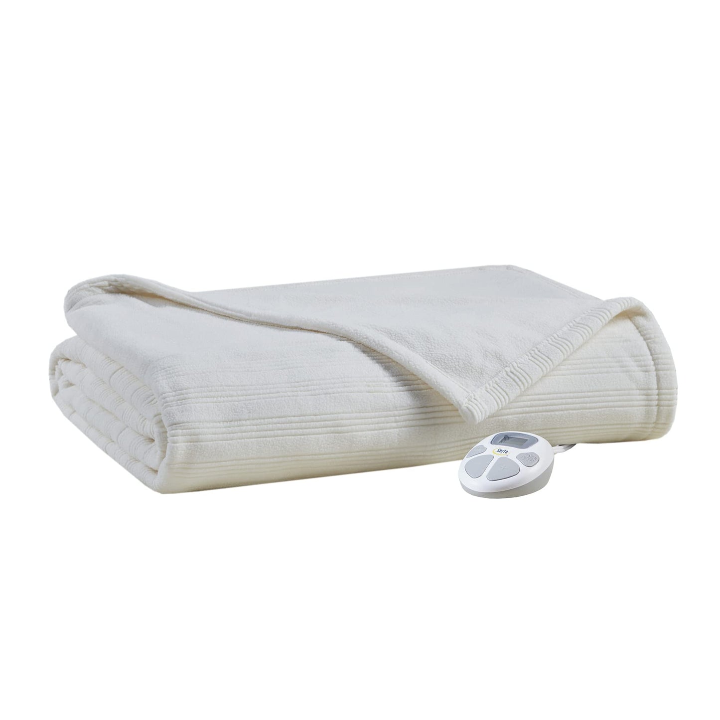 Heated Tri-Rib Microfleece Blanket