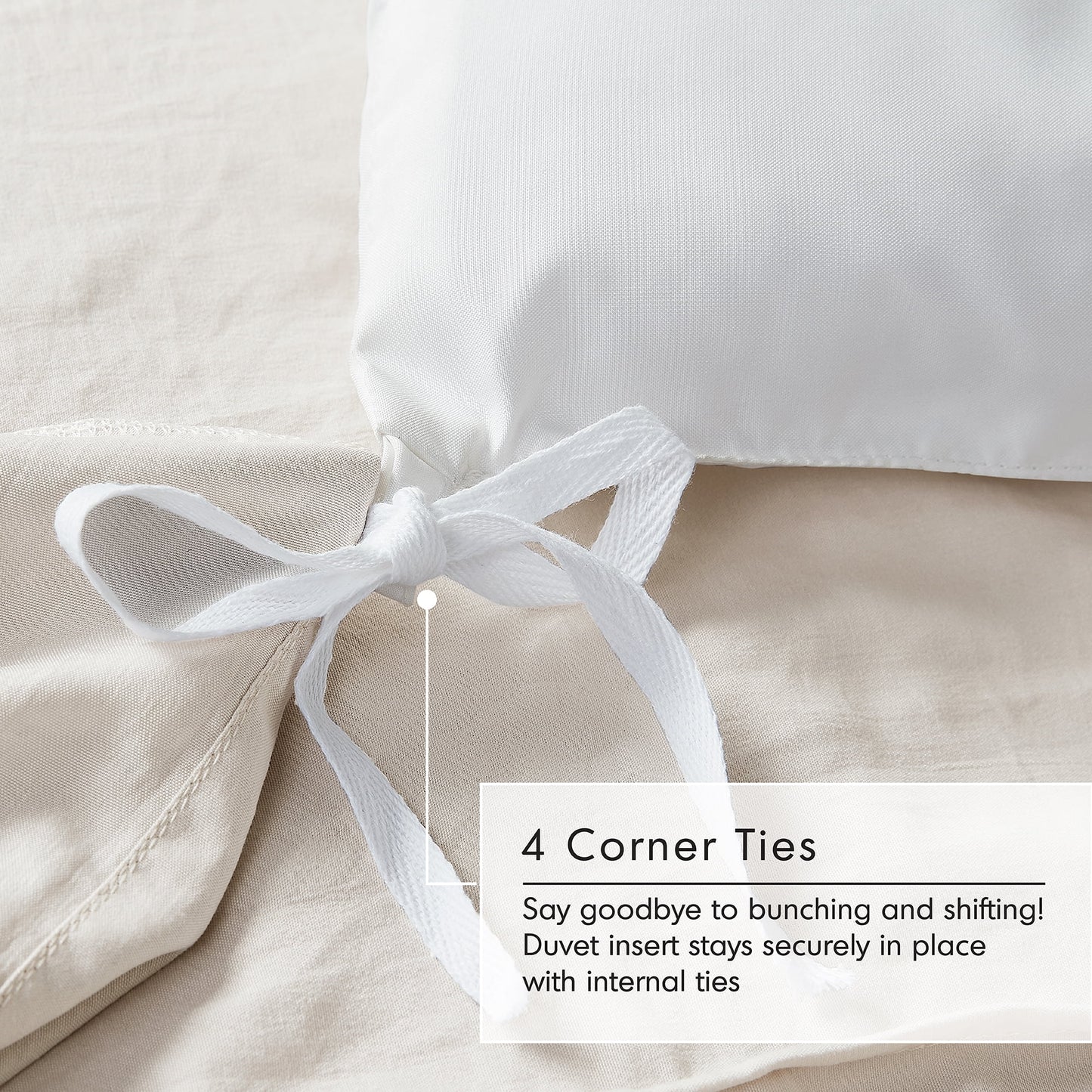 Soft Washed Pleated Duvet Cover Set