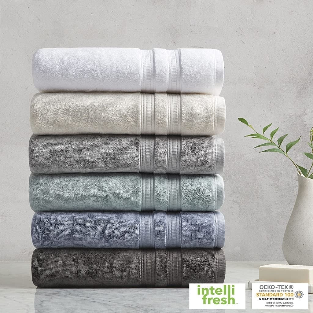 6 Piece Set Cotton Feather Soft Towel