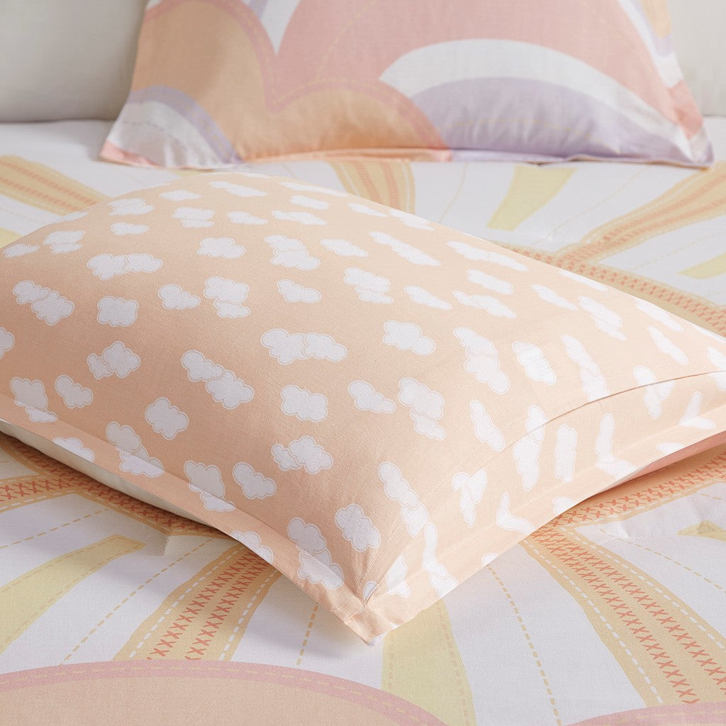 Dawn Sunshine Printed Reversible Comforter Set