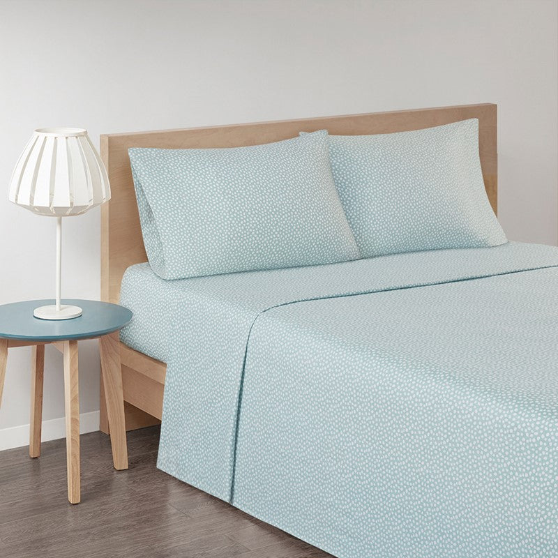 Cozy Cotton Flannel Printed Sheet Set