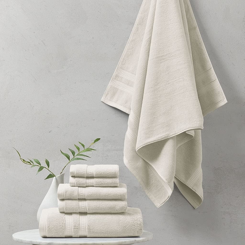 6 Piece Set Cotton Feather Soft Towel