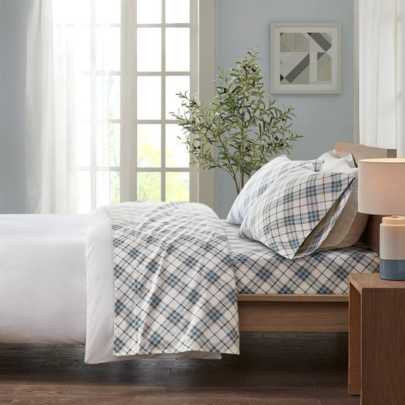 Cozy Cotton Flannel Printed Sheet Set