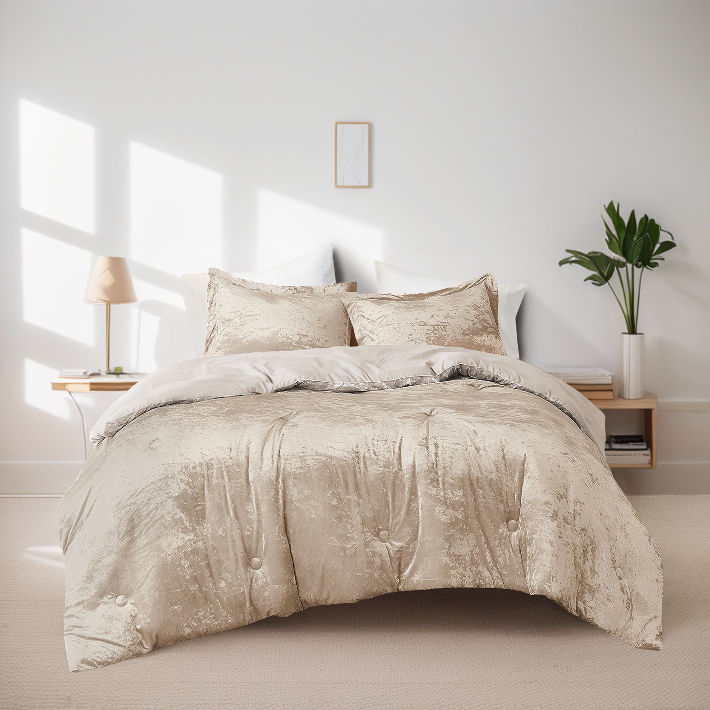 Cozy Velvet Alternative Bedding Comforter Sets