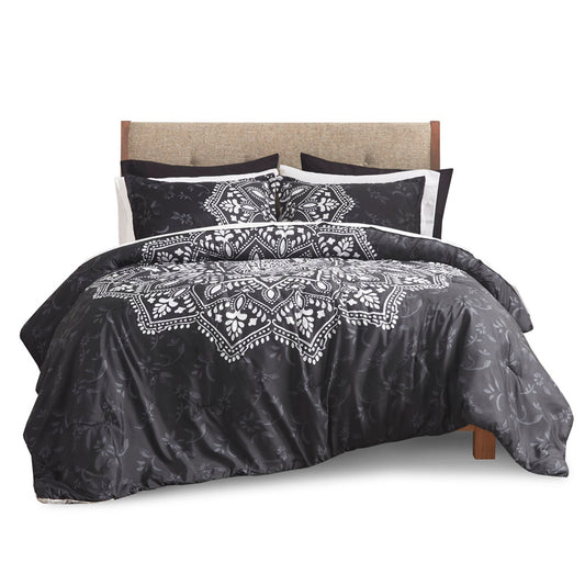 Comforter Set with Sheets and Side Pockets