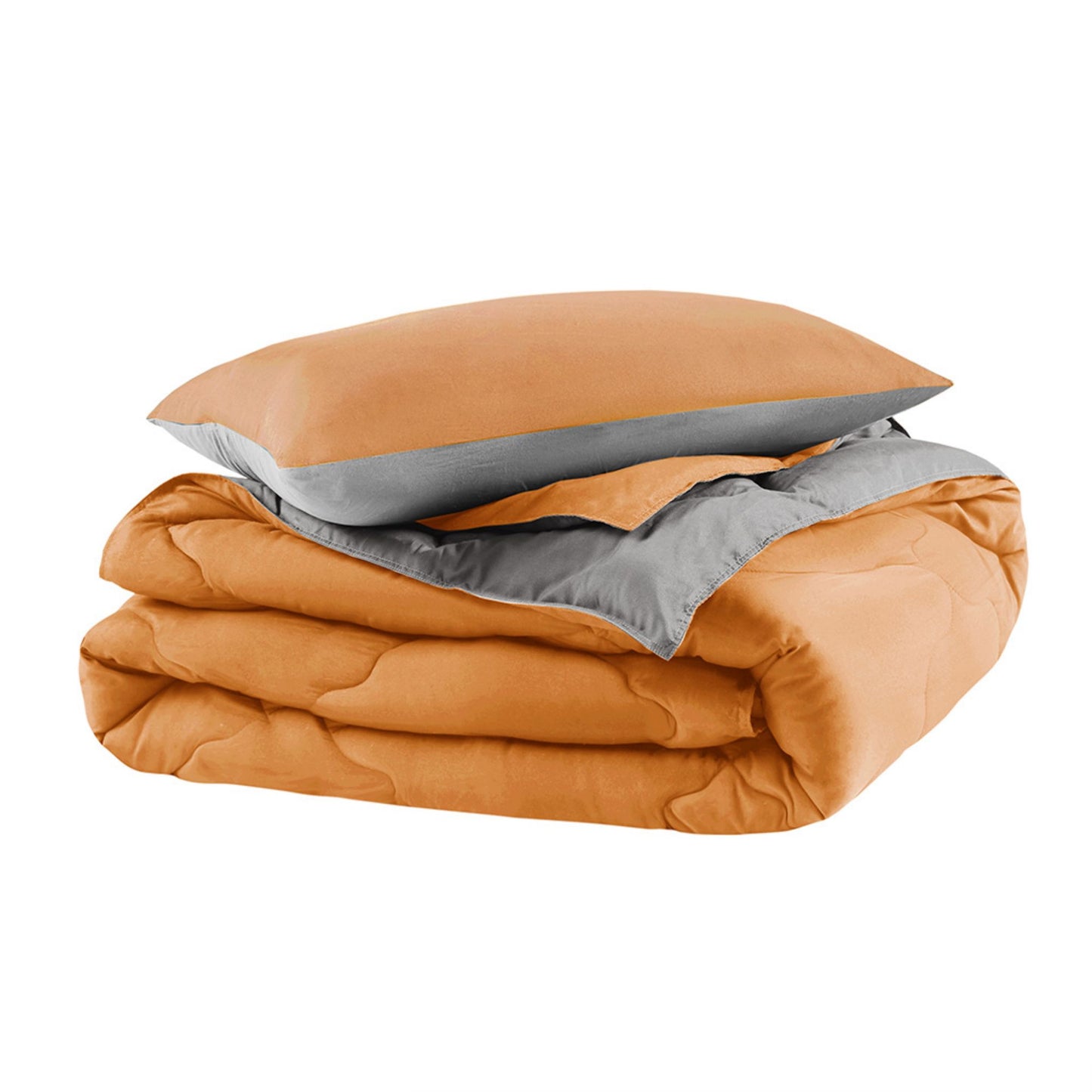 Reversible Comforter Set - Trendy Casual Geometric Quilted Cover