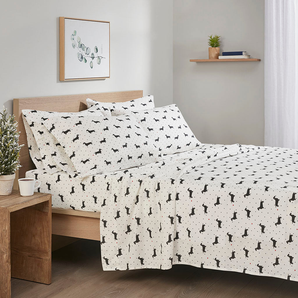 Flannel Novelty Sheet Set with Pillowcases