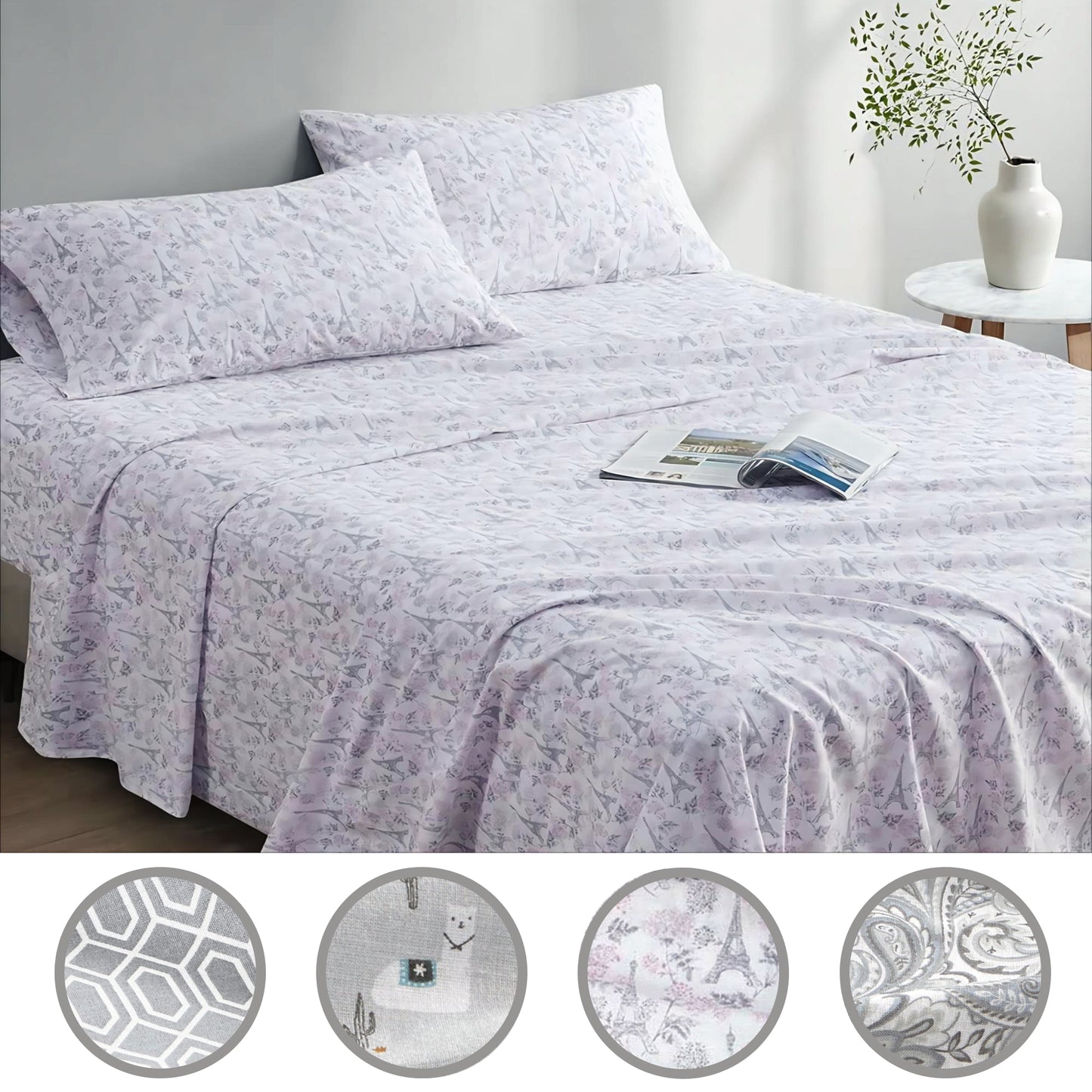 100% Cotton Paisley Lightweight Breathable