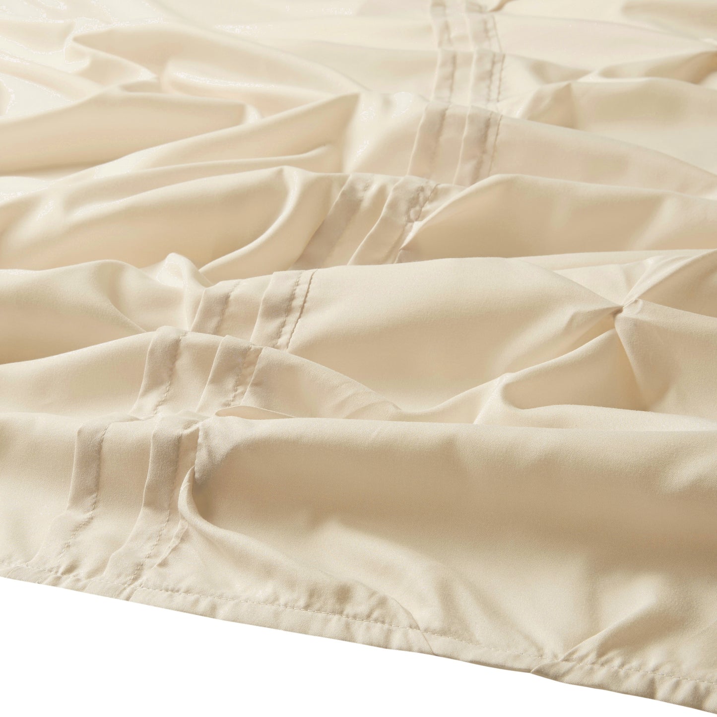 Bathroom Shower Curtain Ruffle Pattern Light-filtering