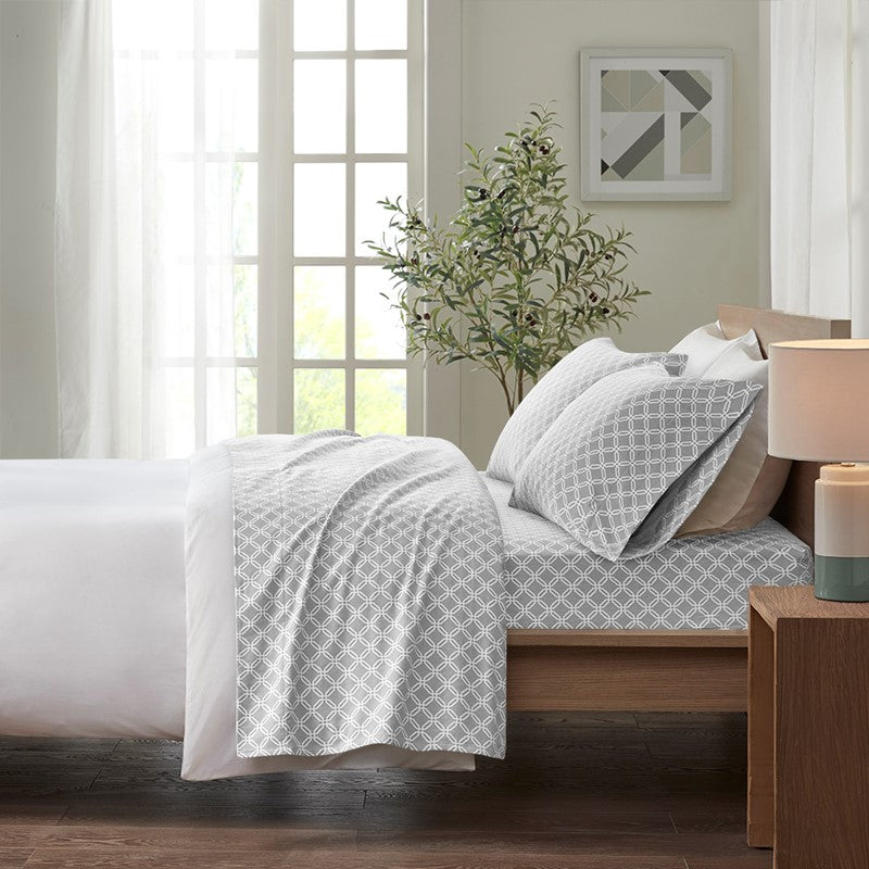 Cozy Cotton Flannel Printed Sheet Set