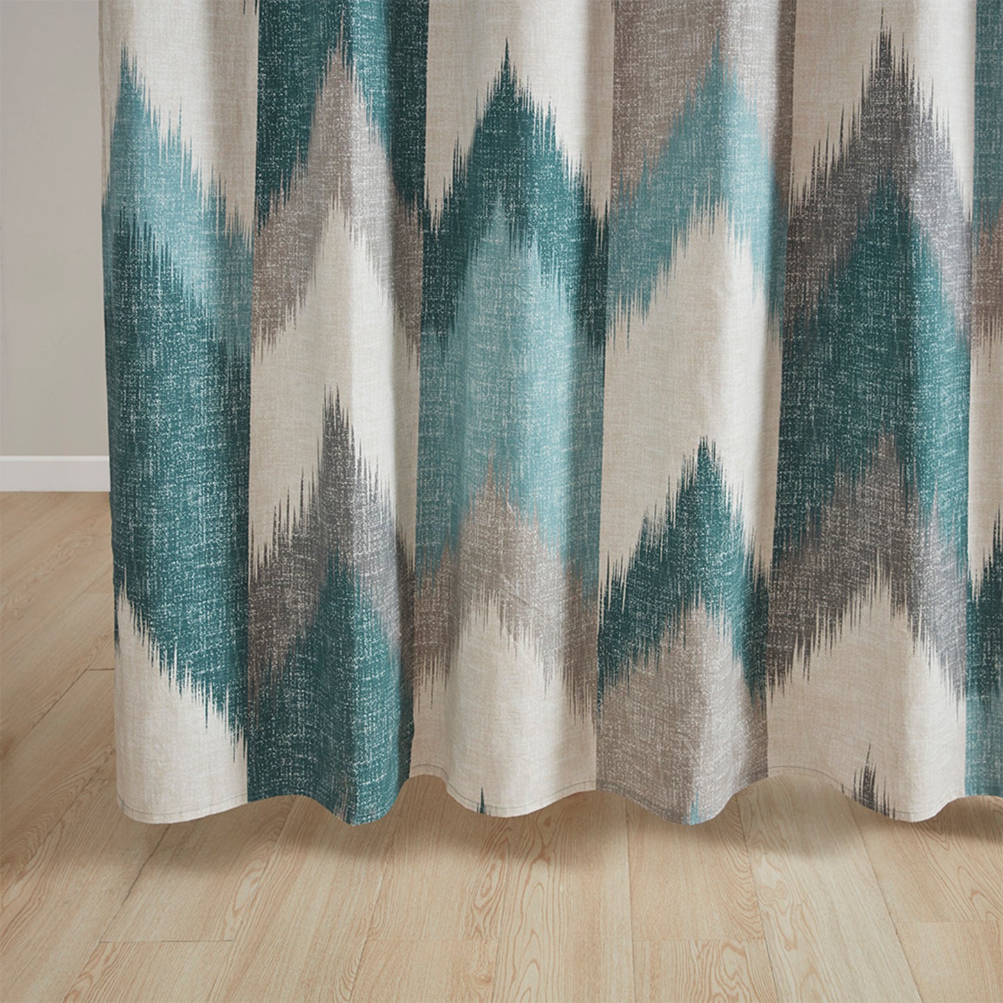 200 thread count Cotton Chevron Printed Bathroom Shower Curtains