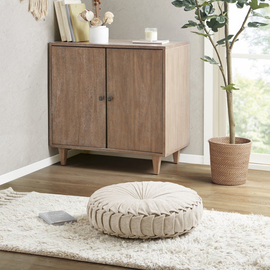 Polyester Chenille Round Floor Pillow
