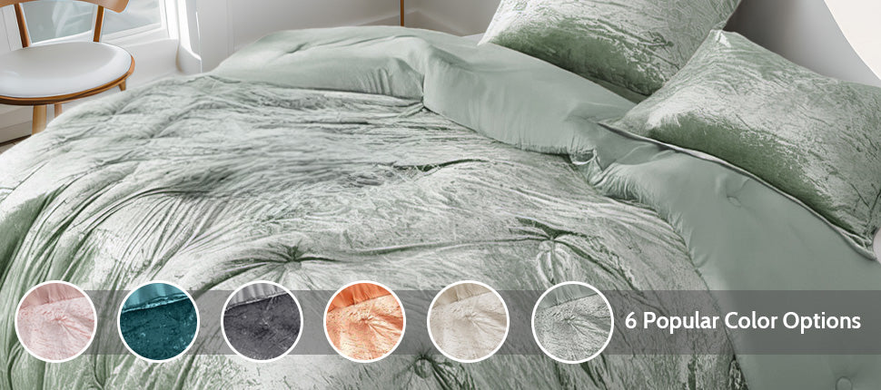 Cozy Velvet Alternative Bedding Comforter Sets