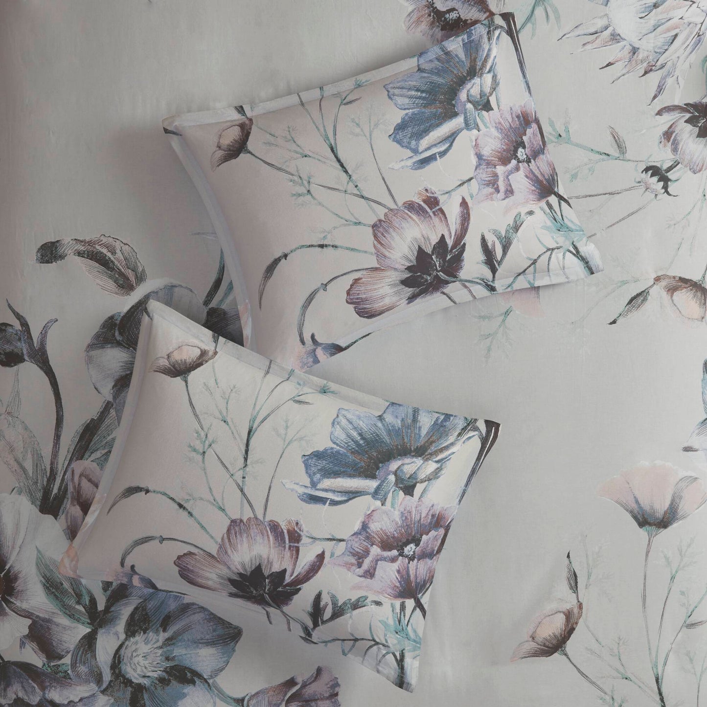 Floral Cotton Printed Duvet Cover Set