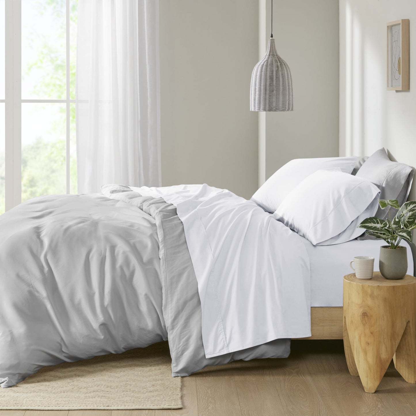 200 TC Peached Percale Cotton Sheet/Sheet Set