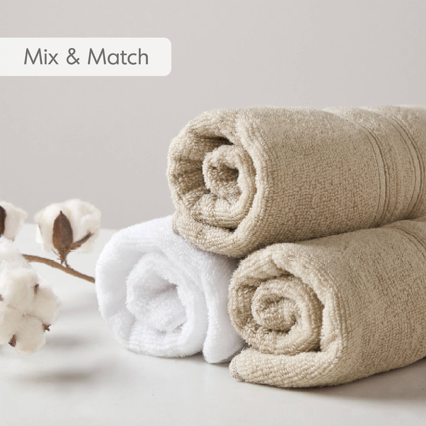 Quick Dry Cotton Bath Towel Set
