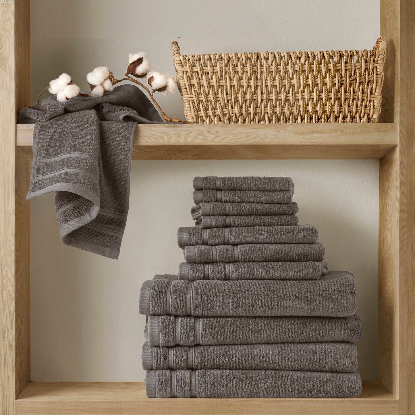 Quick Dry Cotton Bath Towel Set