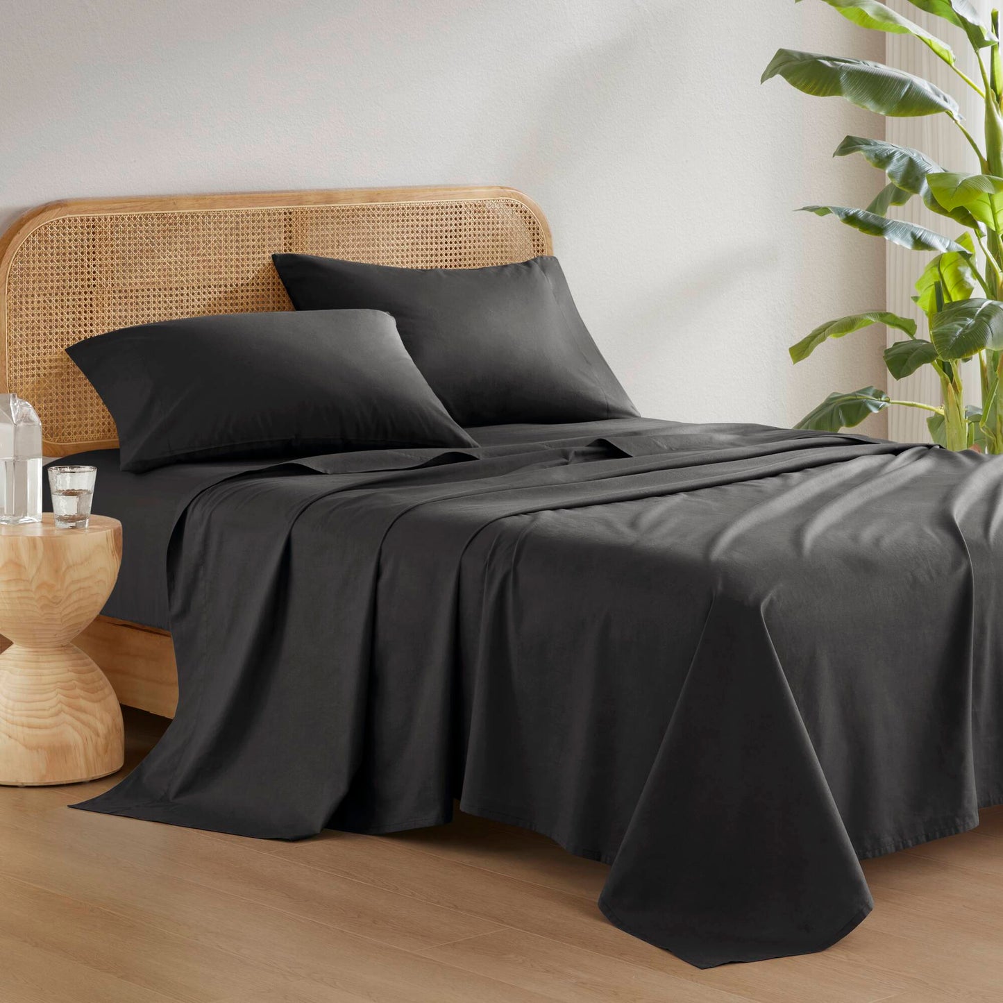 100% Cotton Solid Sheet Set