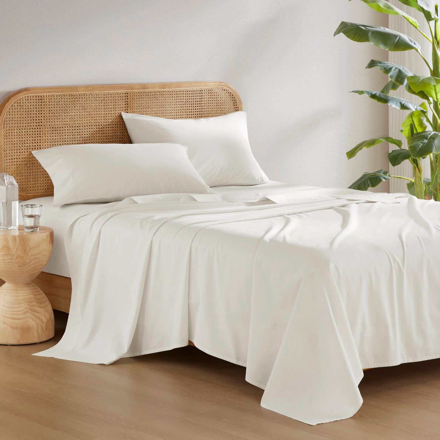 100% Cotton Solid Sheet Set