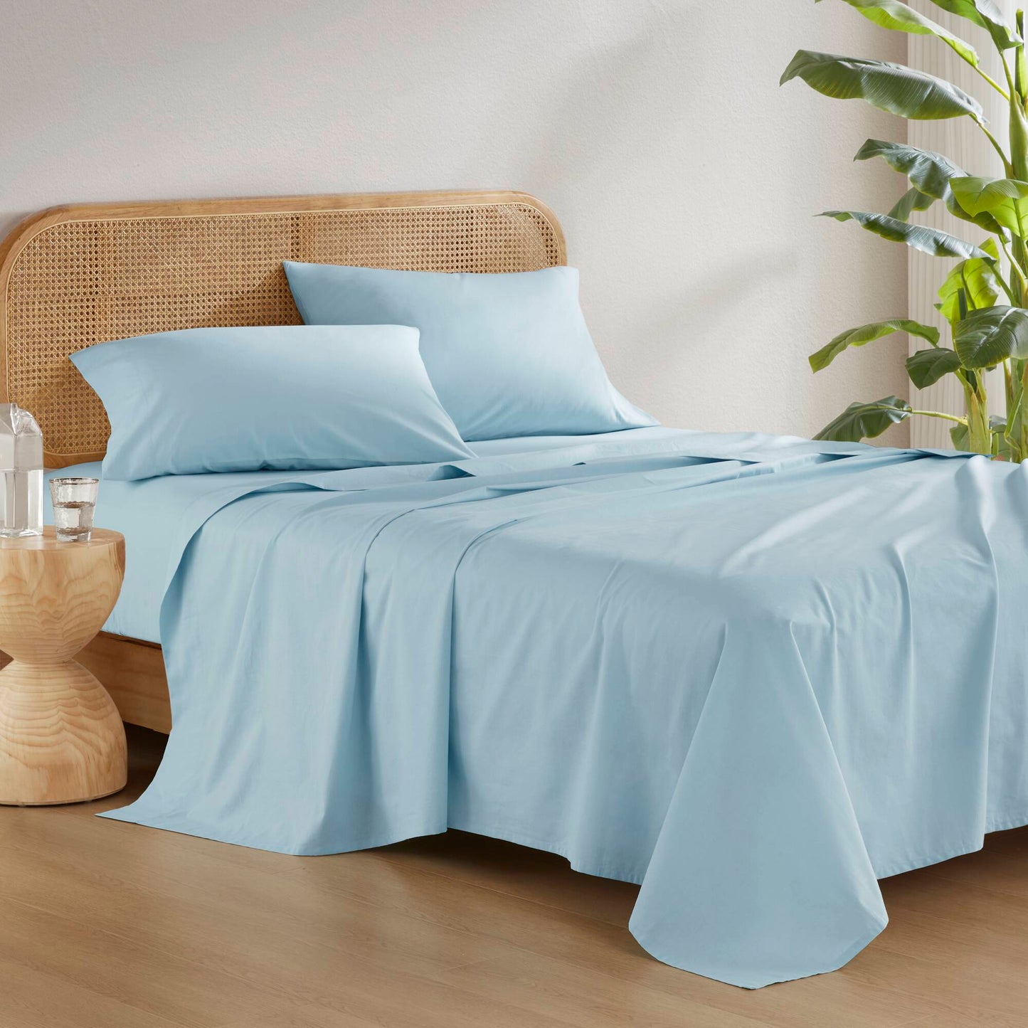 100% Cotton Solid Sheet Set