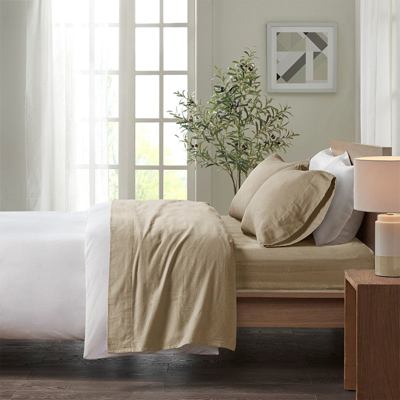 Cozy Cotton Flannel Printed Sheet Set