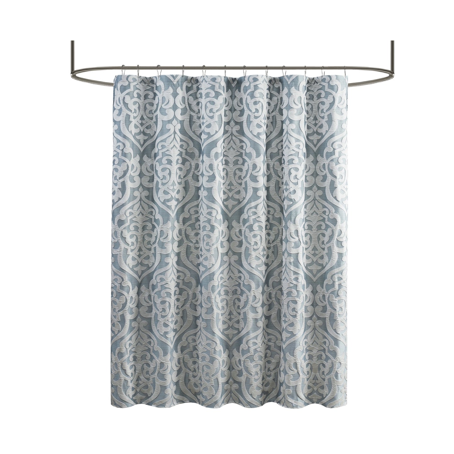 Jacquard Traditional Polyester Fabric Shower Curtain