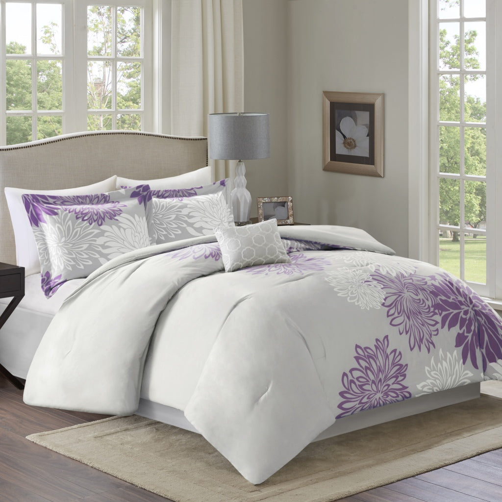 Floral Printed Comforter Set
