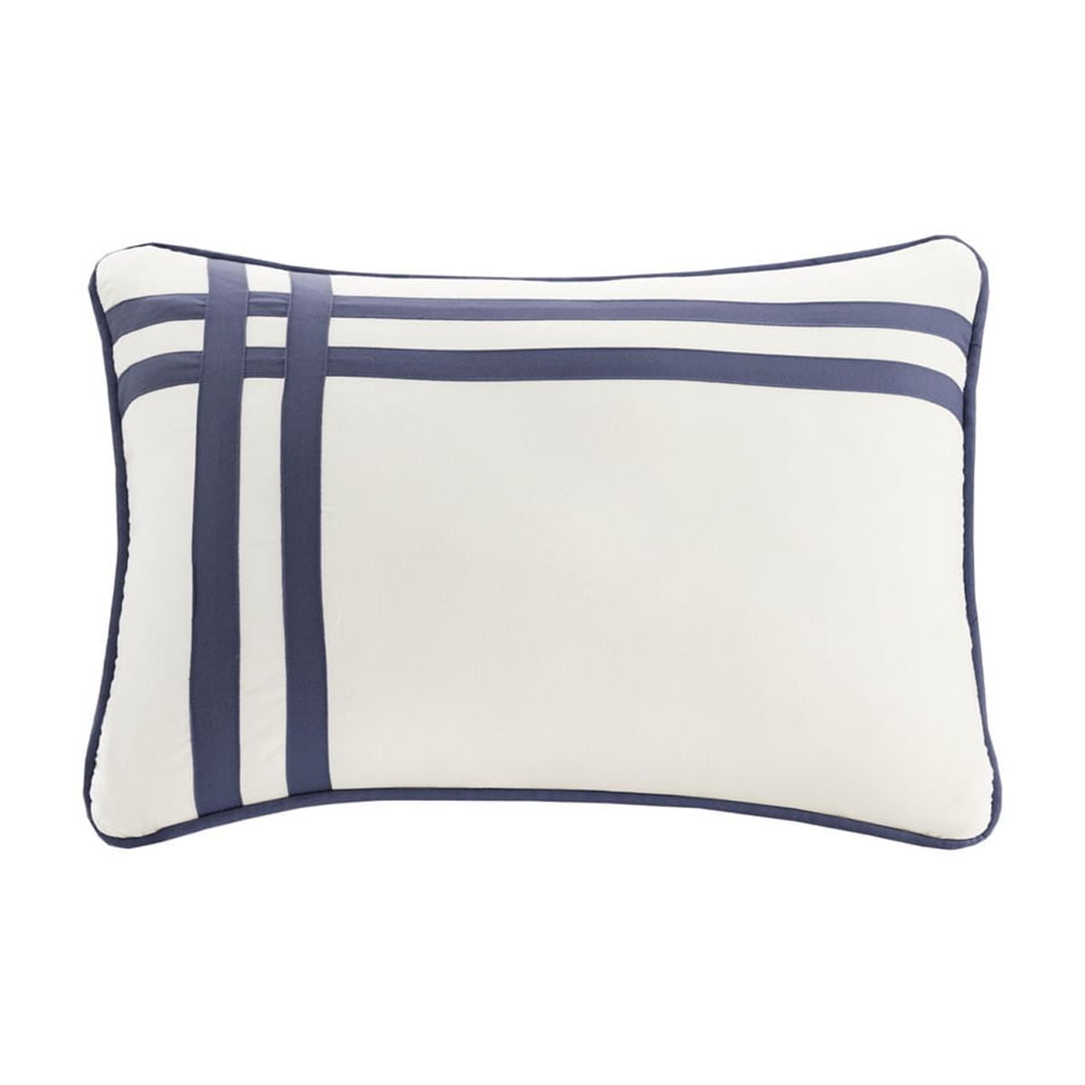 7 Piece Microfiber Comforter Set, Navy