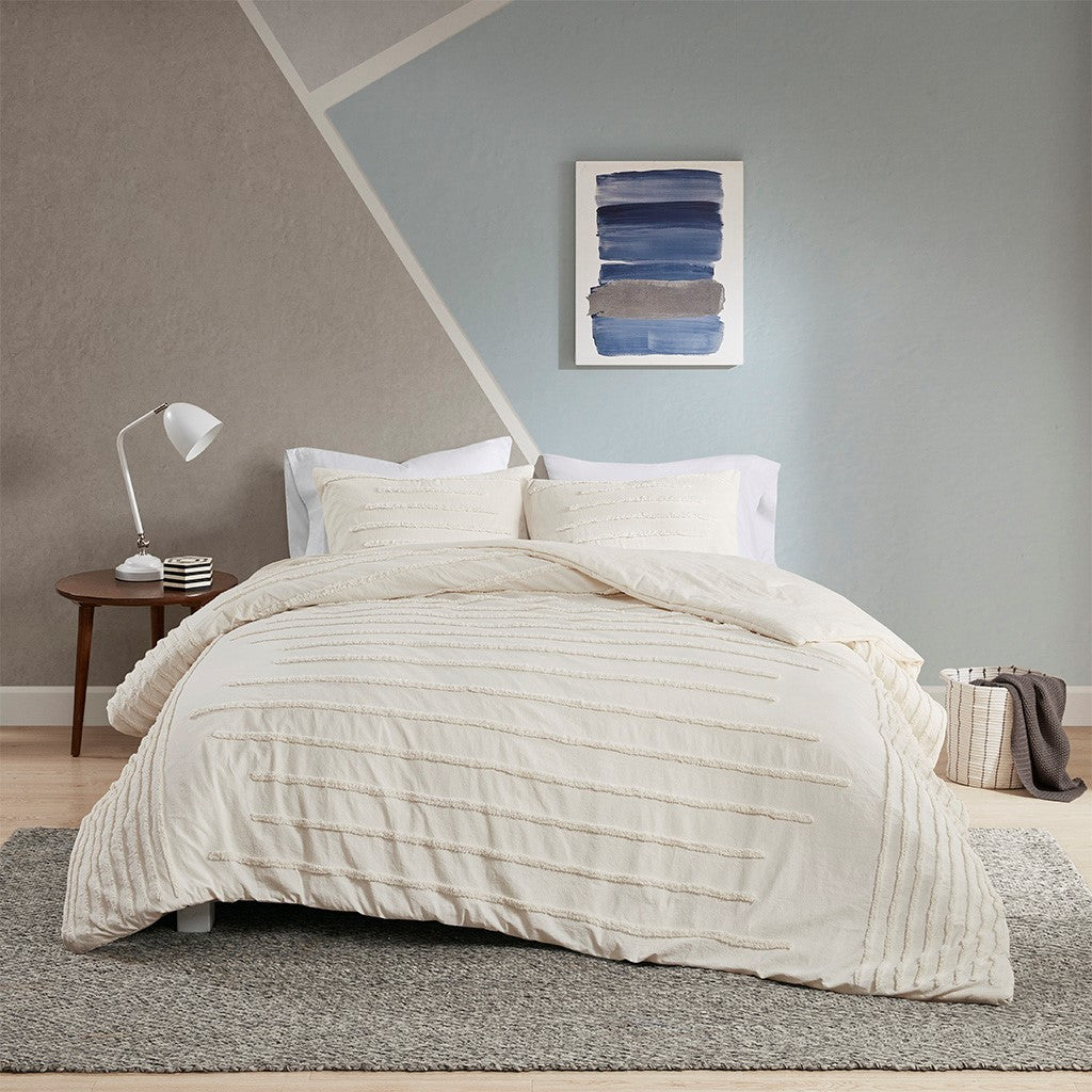 Cotton Chenille Duvet Cover Set