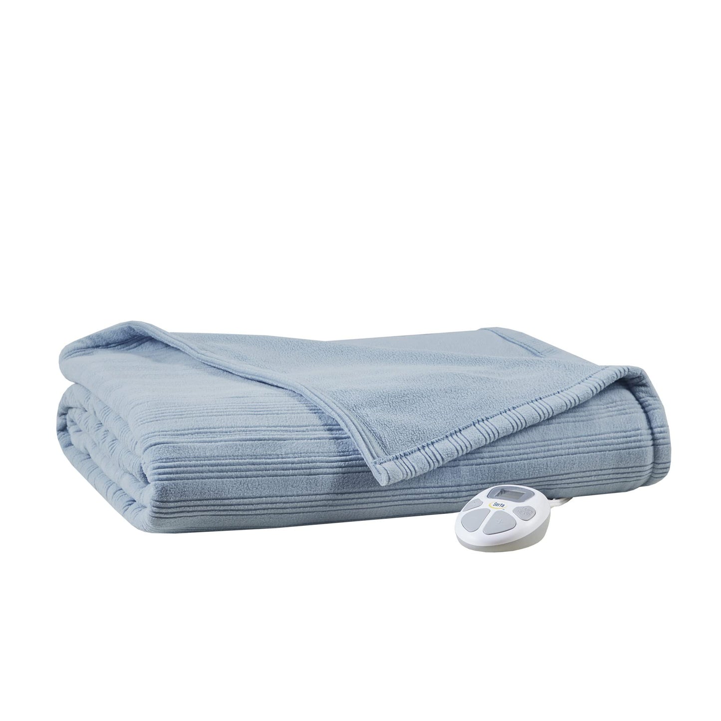 Heated Tri-Rib Microfleece Blanket