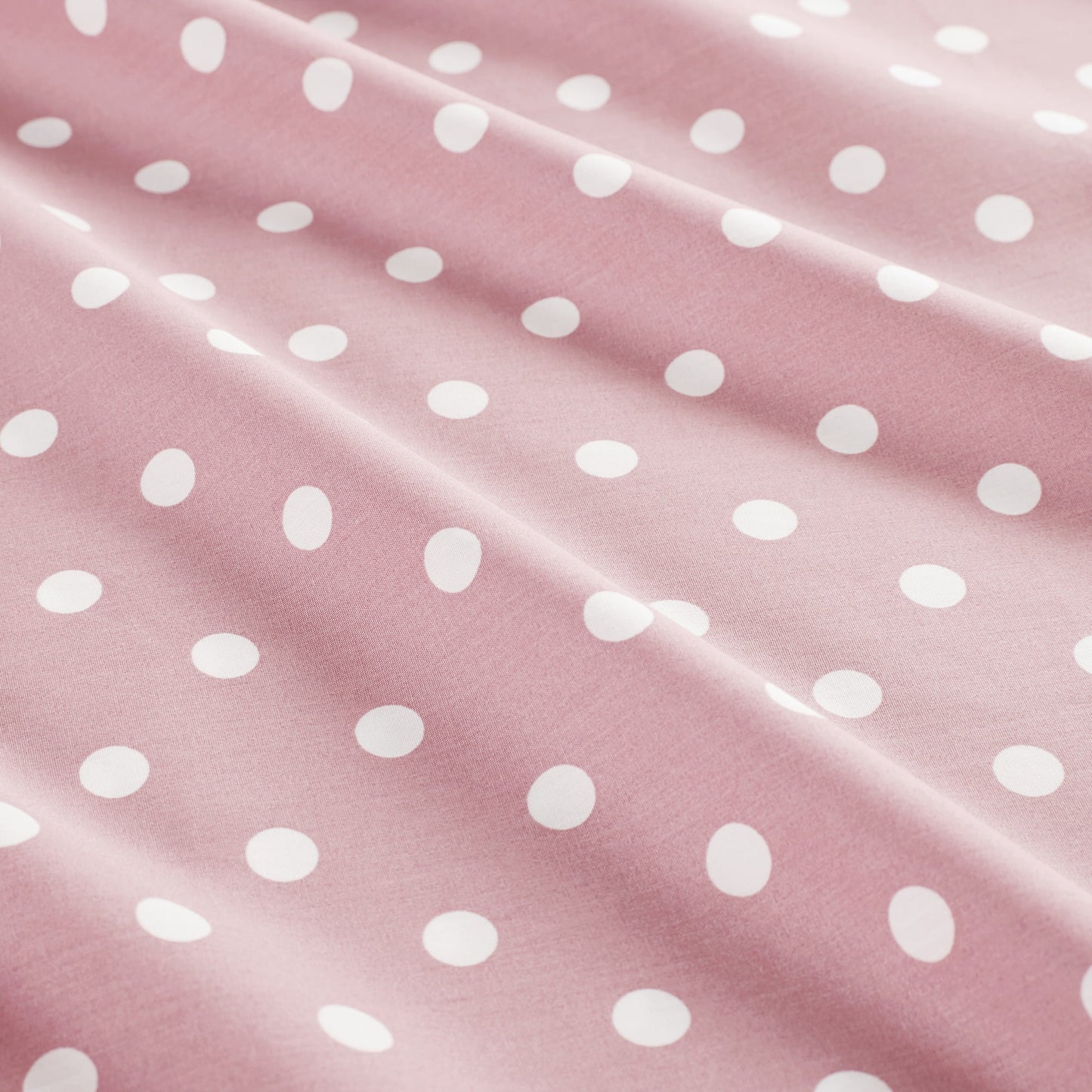 3-Piece Cotton Sheet Set Bed Sheets with Pillowcase Polka Dots Printed Sheet Bedding Sets for Kids