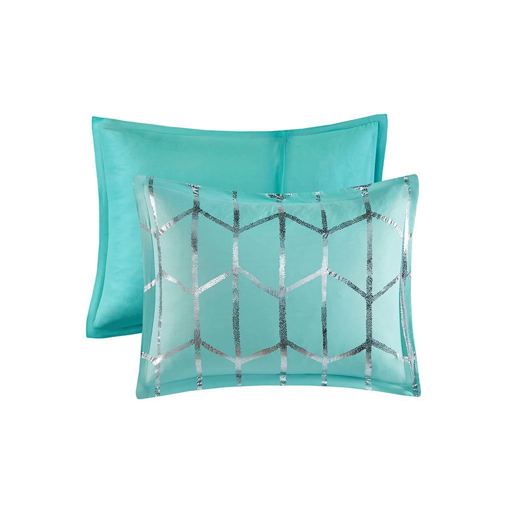 Metallic Printed Comforter Set