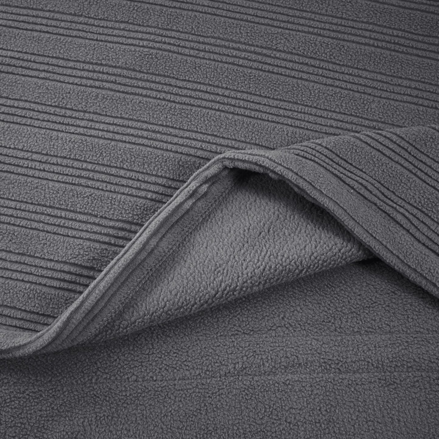 Heated Tri-Rib Microfleece Blanket