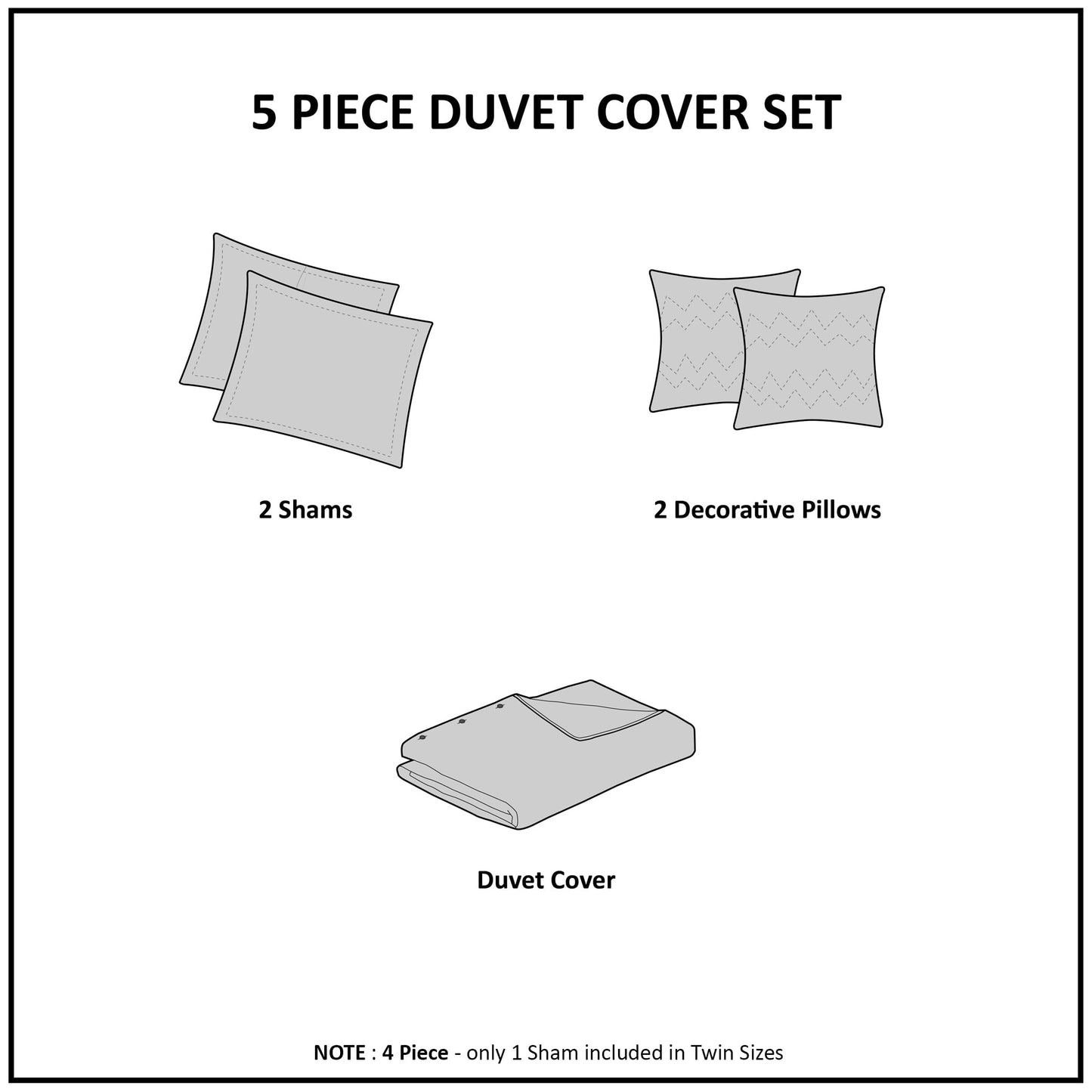4 Piece Gold Metallic Leopard Printed Duvet Cover Set, Ivory/Gold, Twin/Twin-XL