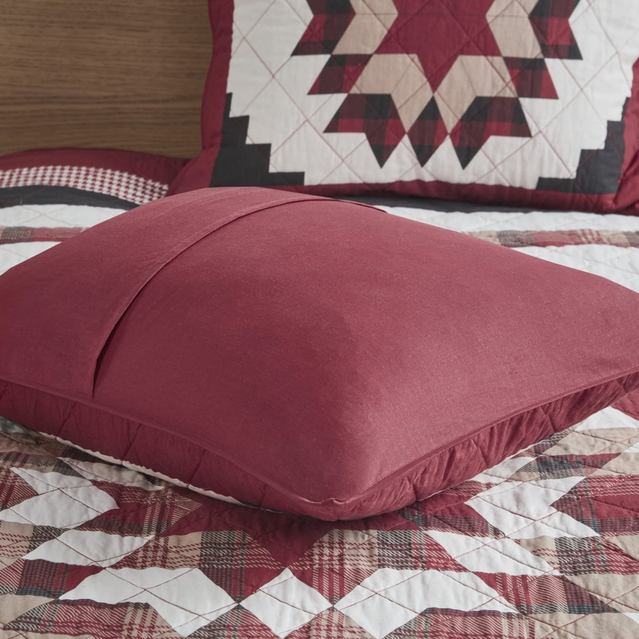 Reversible Quilt Set, Full/Queen, Red